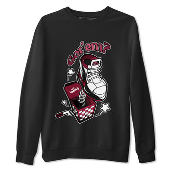 Air Jordan 1 Metallic Burgundy shirt to match jordans Shoe In The Box sneaker tees AJ1 Metallic Burgundy SNRT Sneaker Release Tees Unisex Black 2 T-Shirt