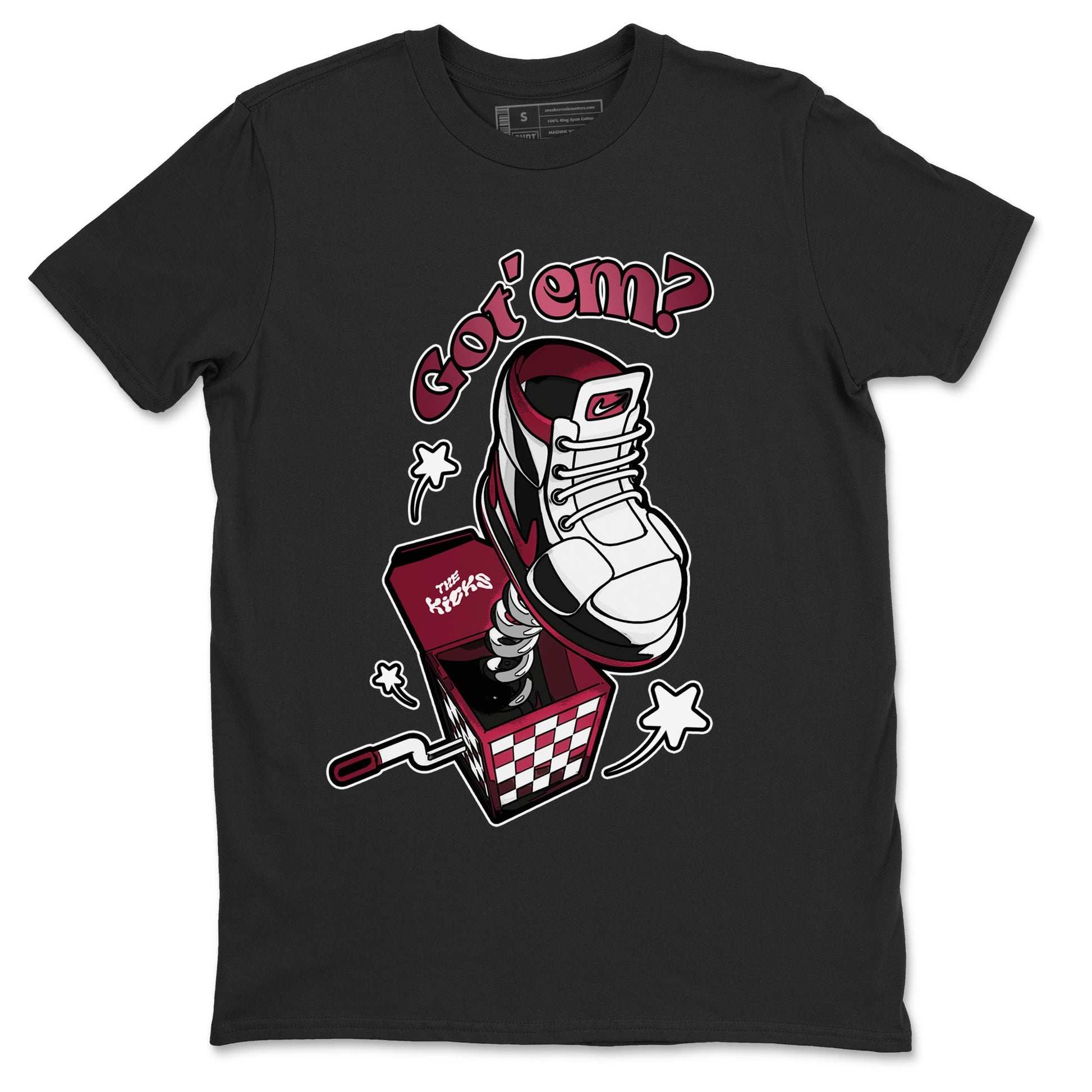 Air Jordan 1 Metallic Burgundy shirt to match jordans Shoe In The Box sneaker tees AJ1 Metallic Burgundy SNRT Sneaker Release Tees Unisex Black 2 T-Shirt
