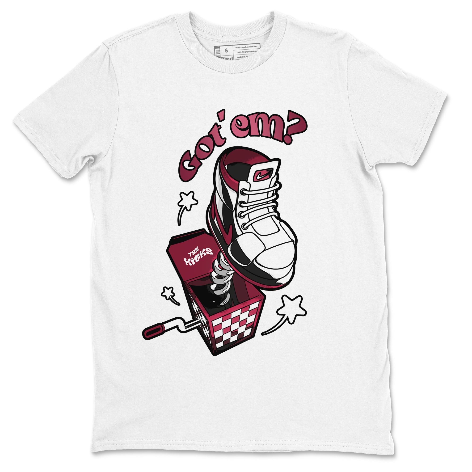 Air Jordan 1 Metallic Burgundy shirt to match jordans Shoe In The Box sneaker tees AJ1 Metallic Burgundy SNRT Sneaker Release Tees Unisex White 2 T-Shirt