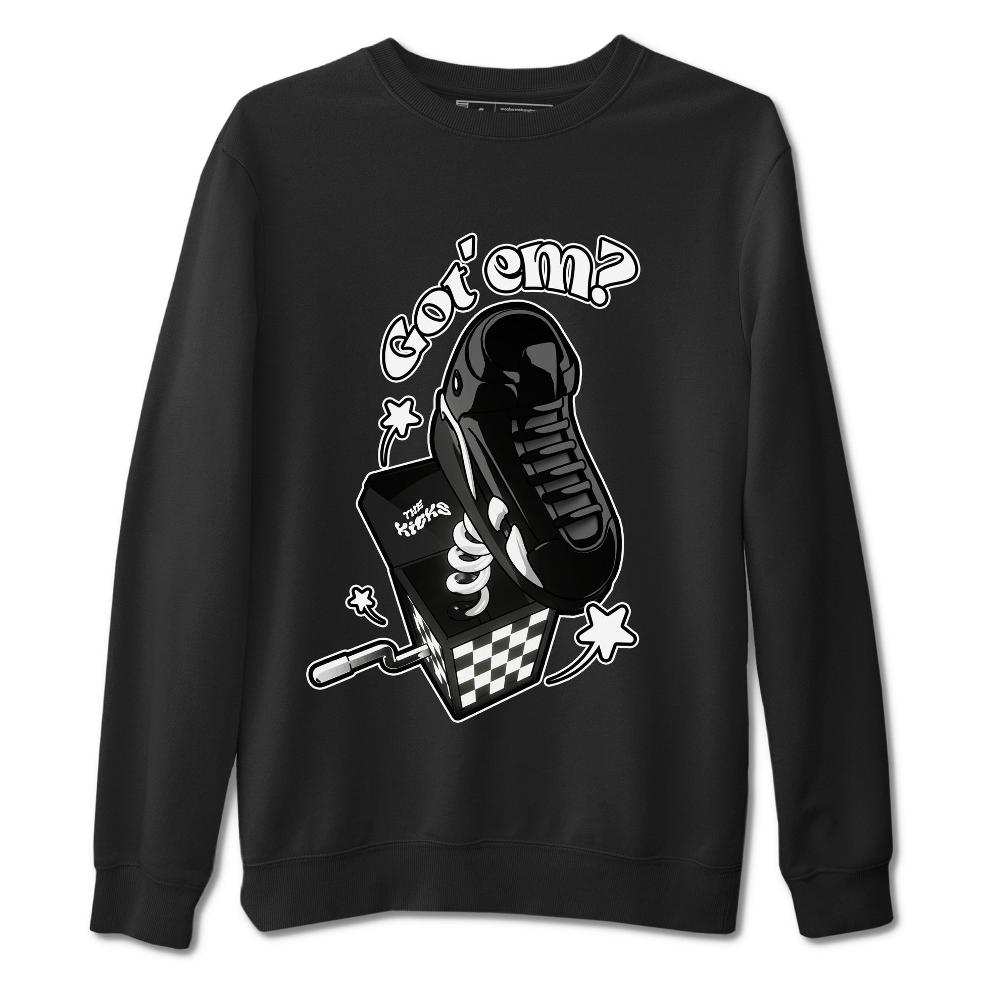 Air Jordan 14 Panda shirt to match jordans Shoe In The Box sneaker tees AJ14 Panda SNRT Sneaker Release Tees unisex cotton Black 2 crew neck shirt