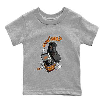 Air Jordan 3 Fear shirt to match jordans Shoe In The Box sneaker tees AJ3 Fear SNRT Sneaker Release Tees Baby Toddler Heather Grey 2 T-Shirt