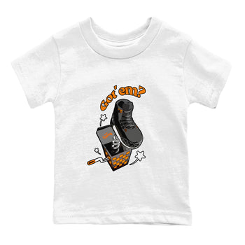 Air Jordan 3 Fear shirt to match jordans Shoe In The Box sneaker tees AJ3 Fear SNRT Sneaker Release Tees Baby Toddler White 2 T-Shirt