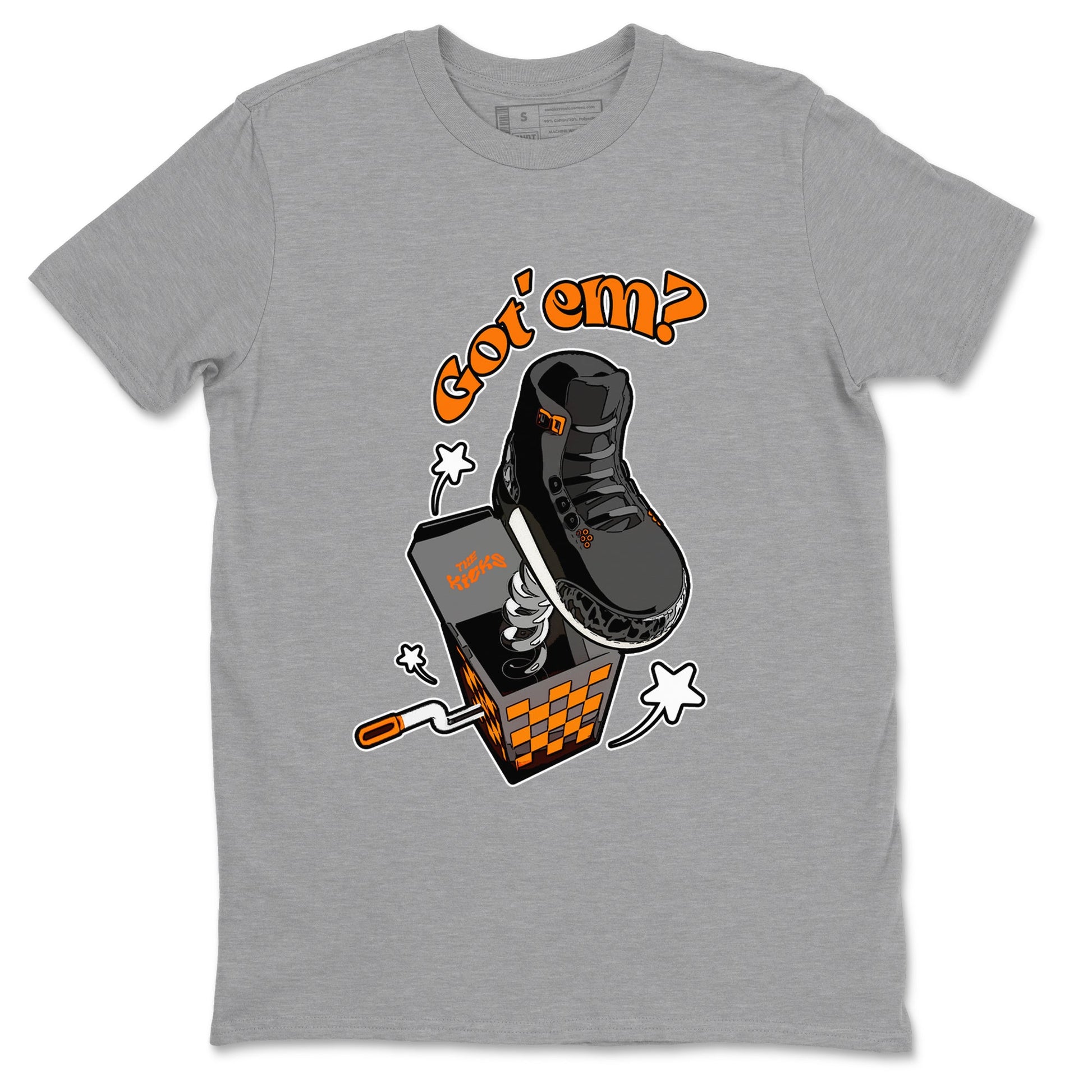 Air Jordan 3 Fear shirt to match jordans Shoe In The Box sneaker tees AJ3 Fear SNRT Sneaker Release Tees Unisex Heather Grey 2 T-Shirt