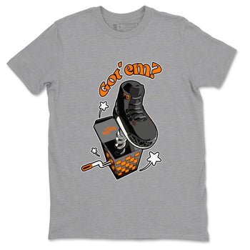 Air Jordan 3 Fear shirt to match jordans Shoe In The Box sneaker tees AJ3 Fear SNRT Sneaker Release Tees Unisex Heather Grey 2 T-Shirt