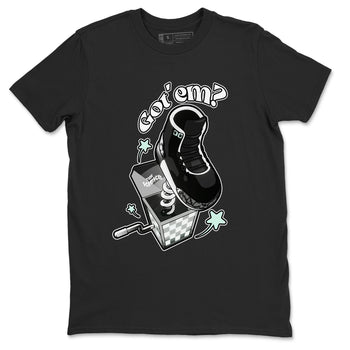 3s Green Glow shirt to match jordans Shoe In The Box sneaker tees Air Jordan 3 Green Glow SNRT Sneaker Release Tees unisex cotton Black 2 crew neck shirt