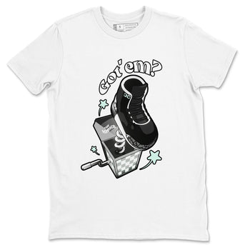 3s Green Glow shirt to match jordans Shoe In The Box sneaker tees Air Jordan 3 Green Glow SNRT Sneaker Release Tees unisex cotton White 2 crew neck shirt