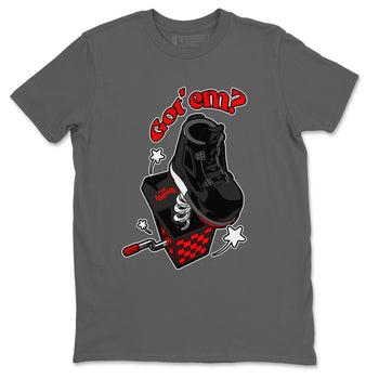 4s Bred Reimagined shirt to match jordans Shoe In The Box sneaker tees Air Jordan 4 Bred Reimagined SNRT Sneaker Release Tees Unisex Cool Grey 2 T-Shirt
