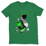 Air Jordan 5 Lucky Green shirt to match jordans Shoe In The Box sneaker tees AJ5 Lucky Green SNRT Sneaker Release Tees Unisex Kelly Green 2 T-Shirt