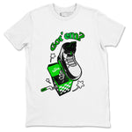 Air Jordan 5 Lucky Green shirt to match jordans Shoe In The Box sneaker tees AJ5 Lucky Green SNRT Sneaker Release Tees Unisex White 2 T-Shirt