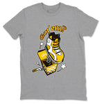 Air Jordan 6 Yellow Ochre shirt to match jordans Shoe In The Box sneaker tees AJ6 Yellow Ochre SNRT Sneaker Release Tees Unisex Heather Grey 2 T-Shirt