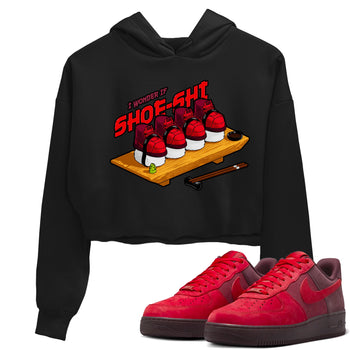 Air Force 1 Layers of Love shirt to match jordans Shoe-Shi sneaker tees af1 Layers of Love SNRT Sneaker Release Tees Black 1 crop length shirt
