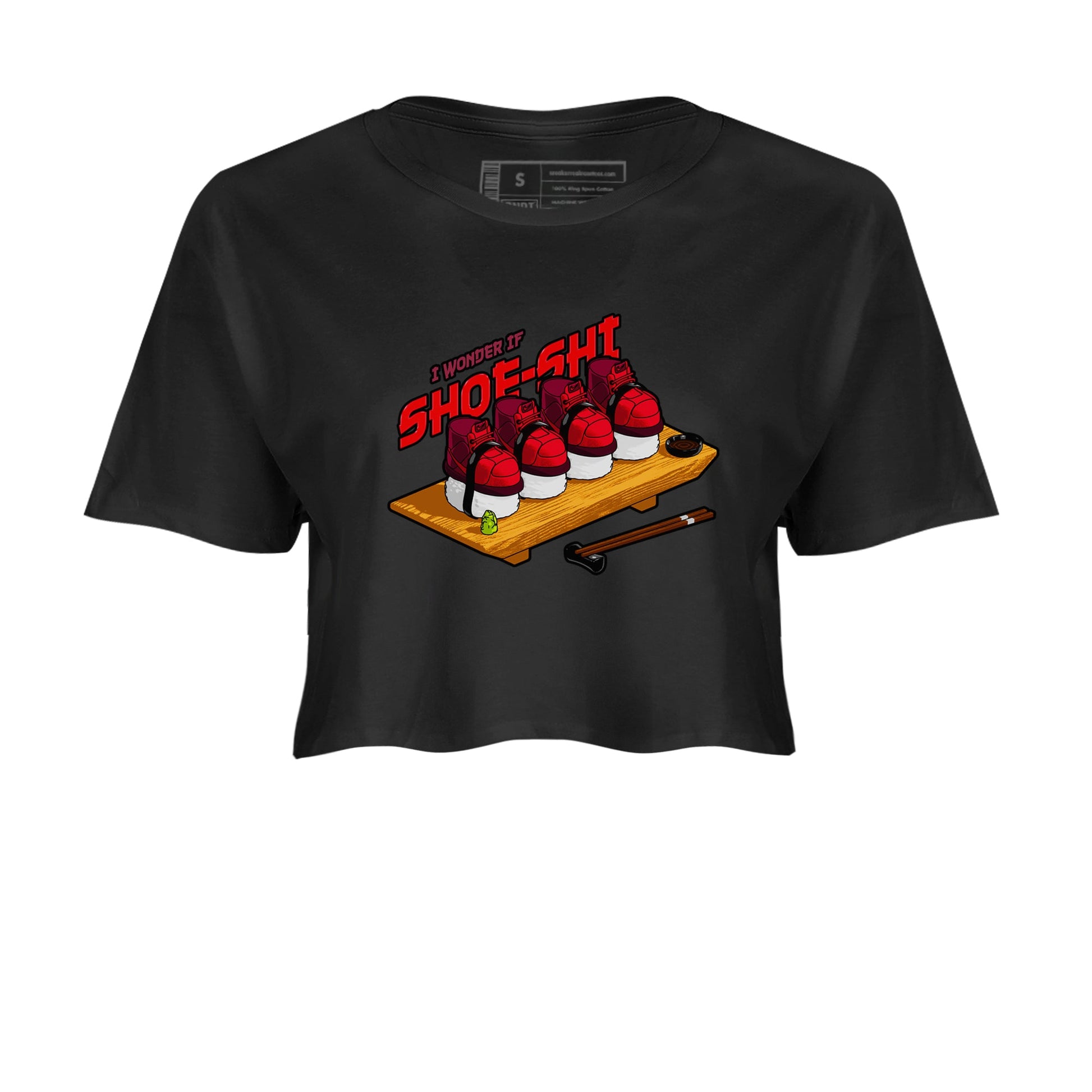Air Force 1 Layers of Love shirt to match jordans Shoe-Shi sneaker tees af1 Layers of Love SNRT Sneaker Release Tees Black 2 crop length shirt