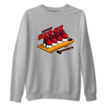 Air Force 1 Layers of Love shirt to match jordans Shoe-Shi sneaker tees af1 Layers of Love SNRT Sneaker Release Tees unisex cotton Heather Grey 2 crew neck shirt