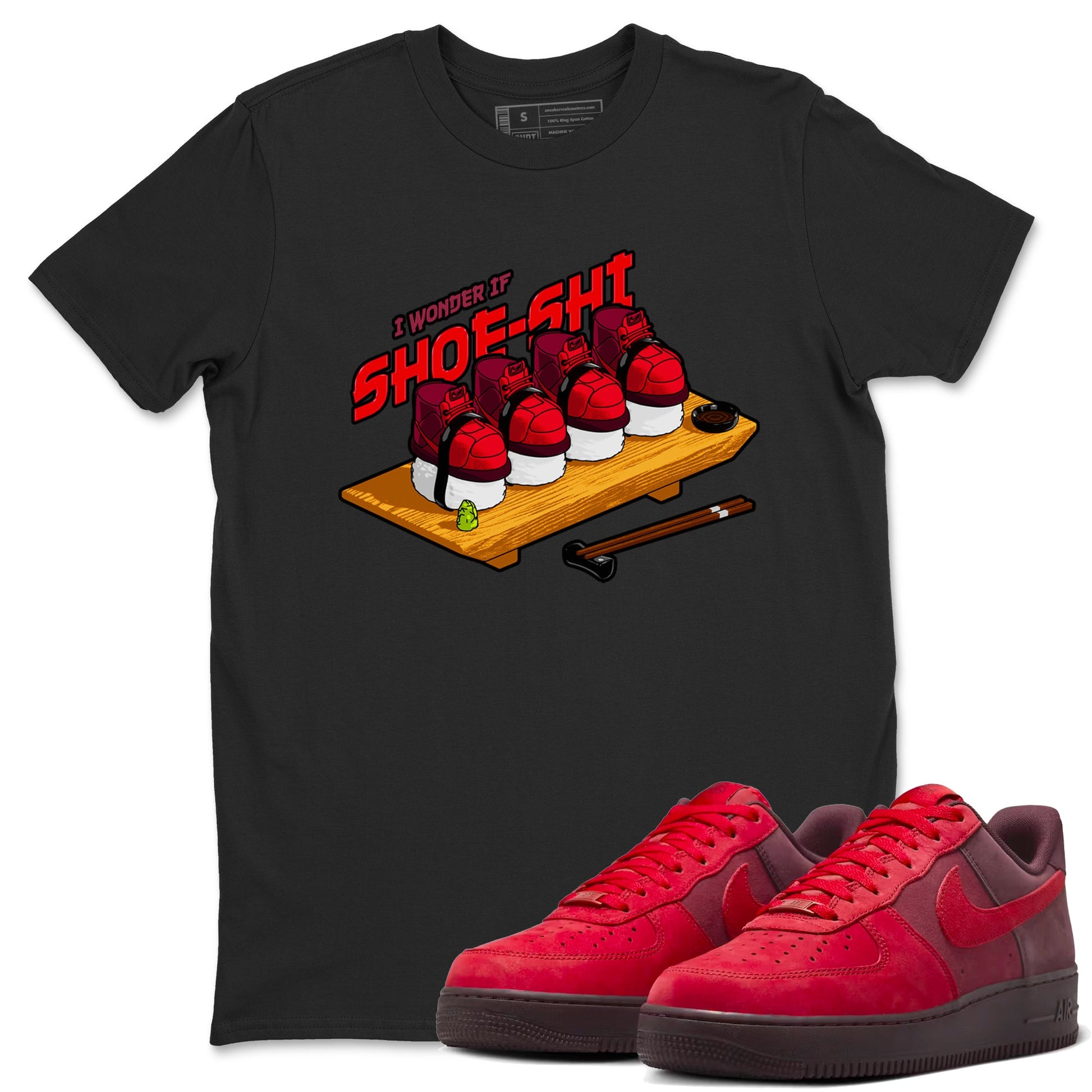 Air Force 1 Layers of Love shirt to match jordans Shoe-Shi sneaker tees af1 Layers of Love SNRT Sneaker Release Tees unisex cotton Black 1 crew neck shirt