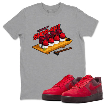 Air Force 1 Layers of Love shirt to match jordans Shoe-Shi sneaker tees af1 Layers of Love SNRT Sneaker Release Tees unisex cotton Heather Grey 1 crew neck shirt