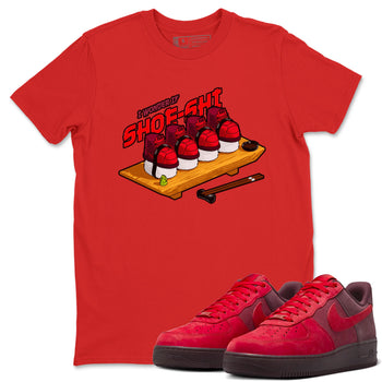 Air Force 1 Layers of Love shirt to match jordans Shoe-Shi sneaker tees af1 Layers of Love SNRT Sneaker Release Tees unisex cotton Red 1 crew neck shirt