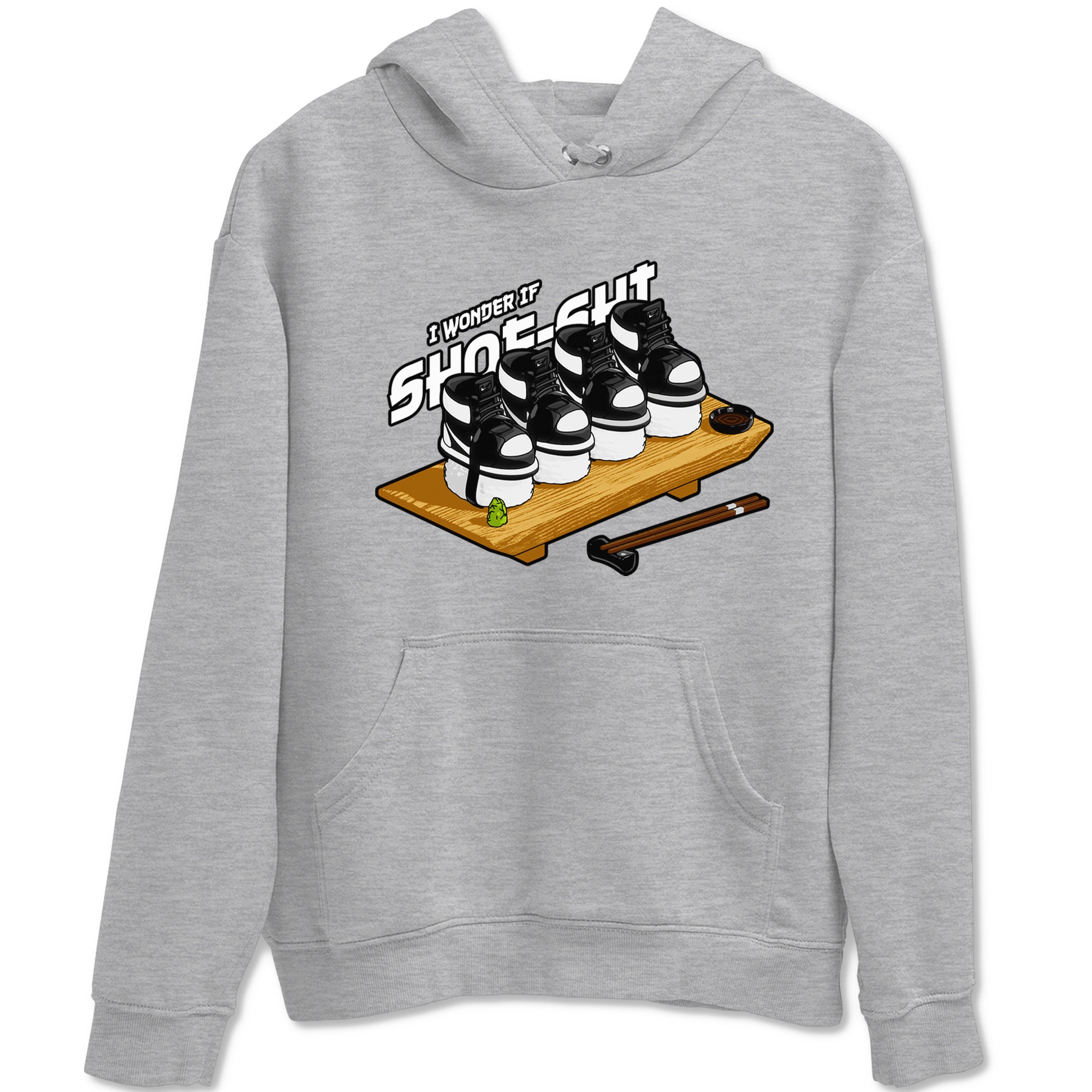 1s Black White shirt to match jordans Shoe-Shi sneaker tees Air Jordan 1 High OG Black White SNRT Sneaker Release Tees unisex cotton Heather Grey 2 crew neck shirt