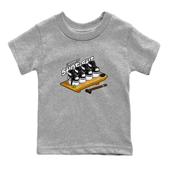1s Black White shirt to match jordans Shoe-Shi sneaker tees Air Jordan 1 High OG Black White SNRT sneaker release tees baby toddler Heather Grey 2 cotton Shirt