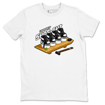 1s Black White shirt to match jordans Shoe-Shi sneaker tees Air Jordan 1 High OG Black White SNRT Sneaker Release Tees unisex cotton White 2 crew neck shirt