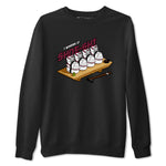 1s Metallic Burgundy shirt to match jordans Shoe-Shi sneaker tees AJ1 Metallic Burgundy SNRT Sneaker Release Tees Unisex Black 2 T-Shirt