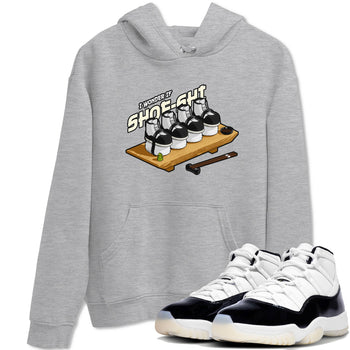Air Jordan 11 Gratitude shirt to match jordans Shoe-Shi sneaker tees AJ11 Gratitude SNRT Sneaker Release Tees Unisex Heather Grey 1 T-Shirt