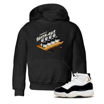 Air Jordan 11 Gratitude shirt to match jordans Shoe-Shi sneaker tees AJ11 Gratitude SNRT Sneaker Release Tees Baby Toddler Black 1 T-Shirt