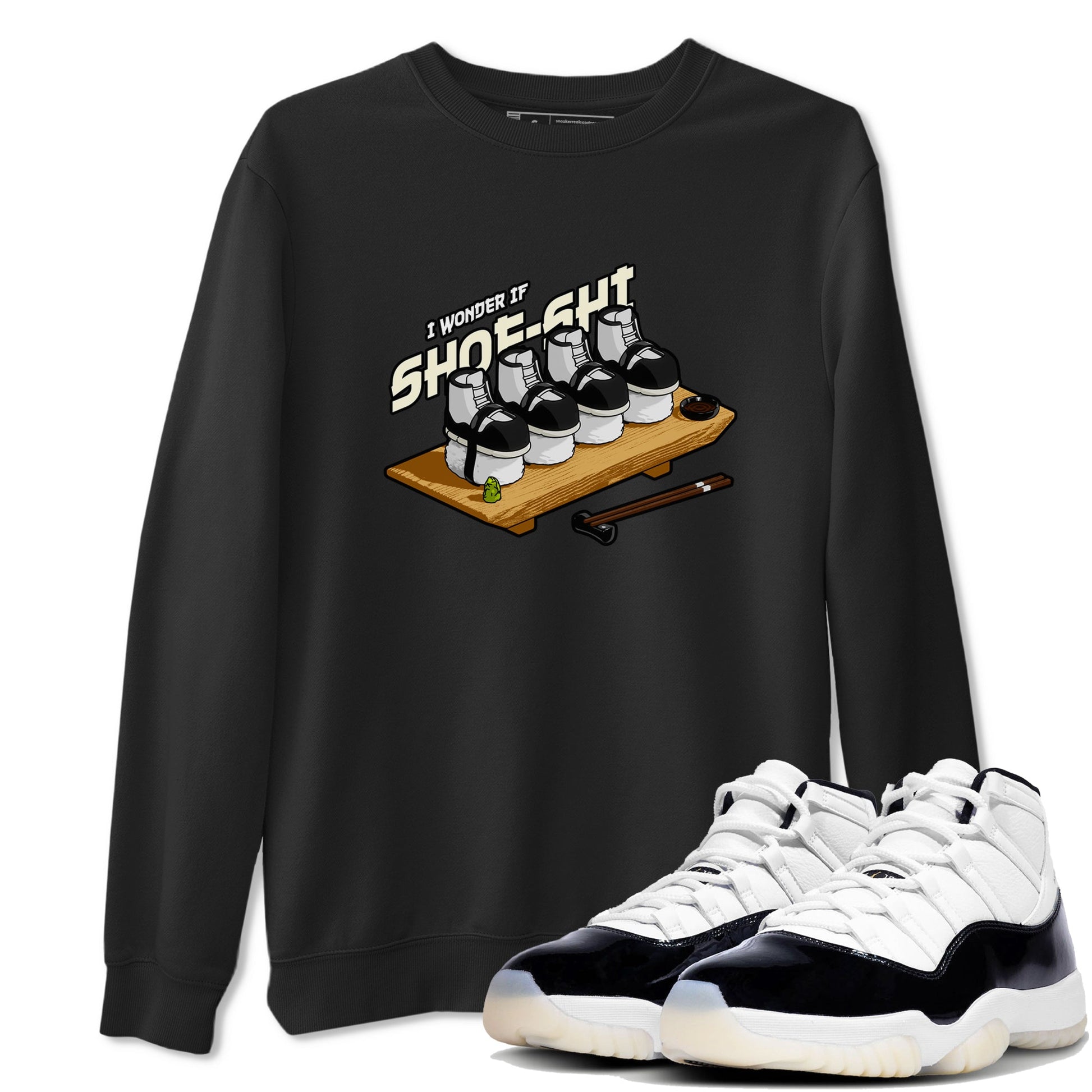 Air Jordan 11 Gratitude shirt to match jordans Shoe-Shi sneaker tees AJ11 Gratitude SNRT Sneaker Release Tees Unisex Black 1 T-Shirt
