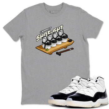 Air Jordan 11 Gratitude shirt to match jordans Shoe-Shi sneaker tees AJ11 Gratitude SNRT Sneaker Release Tees Unisex Heather Grey 1 T-Shirt