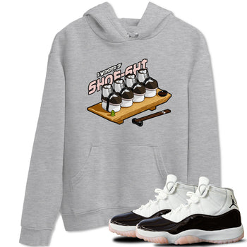 Air Jordan 11 Neapolitan shirt to match jordans Shoe-Shi sneaker tees AJ11 Neapolitan SNRT Sneaker Release Tees Unisex Heather Grey 1 T-Shirt