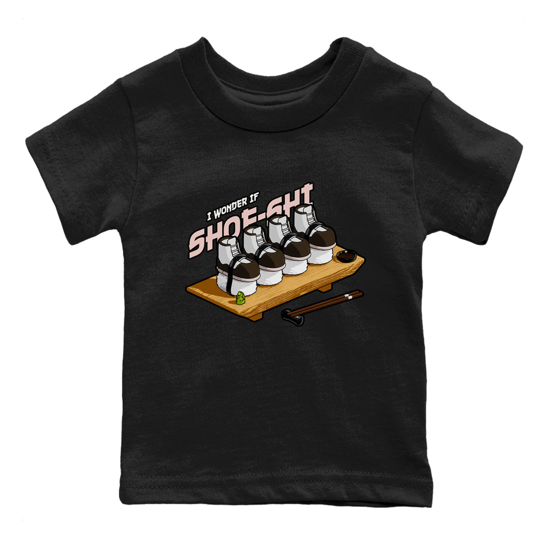 Air Jordan 11 Neapolitan shirt to match jordans Shoe-Shi sneaker tees AJ11 Neapolitan SNRT Sneaker Release Tees Baby Toddler Black 2 T-Shirt