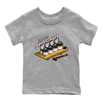 Air Jordan 11 Neapolitan shirt to match jordans Shoe-Shi sneaker tees AJ11 Neapolitan SNRT Sneaker Release Tees Baby Toddler Heather Grey 2 T-Shirt