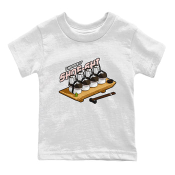 Air Jordan 11 Neapolitan shirt to match jordans Shoe-Shi sneaker tees AJ11 Neapolitan SNRT Sneaker Release Tees Baby Toddler White 2 T-Shirt