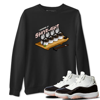Air Jordan 11 Neapolitan shirt to match jordans Shoe-Shi sneaker tees AJ11 Neapolitan SNRT Sneaker Release Tees Unisex Black 1 T-Shirt