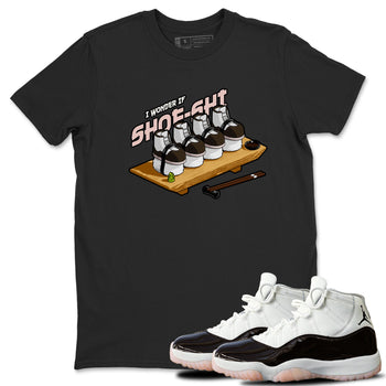 Air Jordan 11 Neapolitan shirt to match jordans Shoe-Shi sneaker tees AJ11 Neapolitan SNRT Sneaker Release Tees Unisex Black 1 T-Shirt