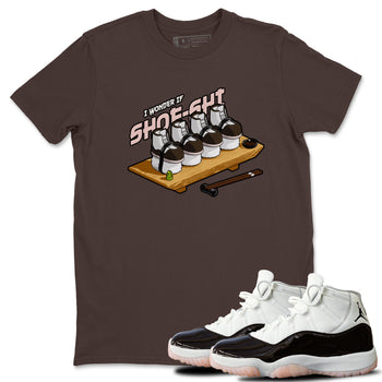 Air Jordan 11 Neapolitan shirt to match jordans Shoe-Shi sneaker tees AJ11 Neapolitan SNRT Sneaker Release Tees Unisex Dark Chocolate 1 T-Shirt