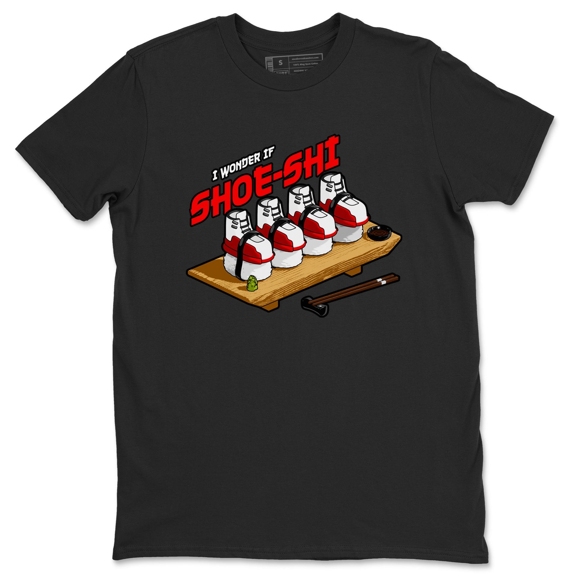 Air Jordan 12 Cherry shirt to match jordans Shoe-Shi sneaker tees AJ12 Cherry SNRT Sneaker Release Tees Unisex Black 2 T-Shirt