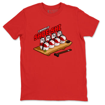 Air Jordan 12 Cherry shirt to match jordans Shoe-Shi sneaker tees AJ12 Cherry SNRT Sneaker Release Tees Unisex Red 2 T-Shirt