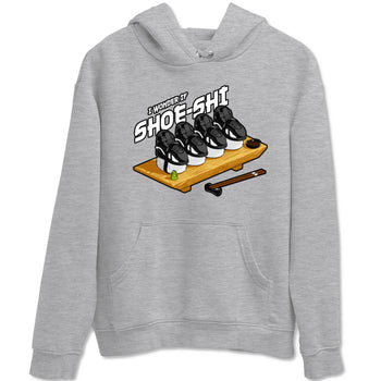 Air Jordan 14 Panda shirt to match jordans Shoe-Shi sneaker tees AJ14 Panda SNRT Sneaker Release Tees unisex cotton Heather Grey 2 crew neck shirt