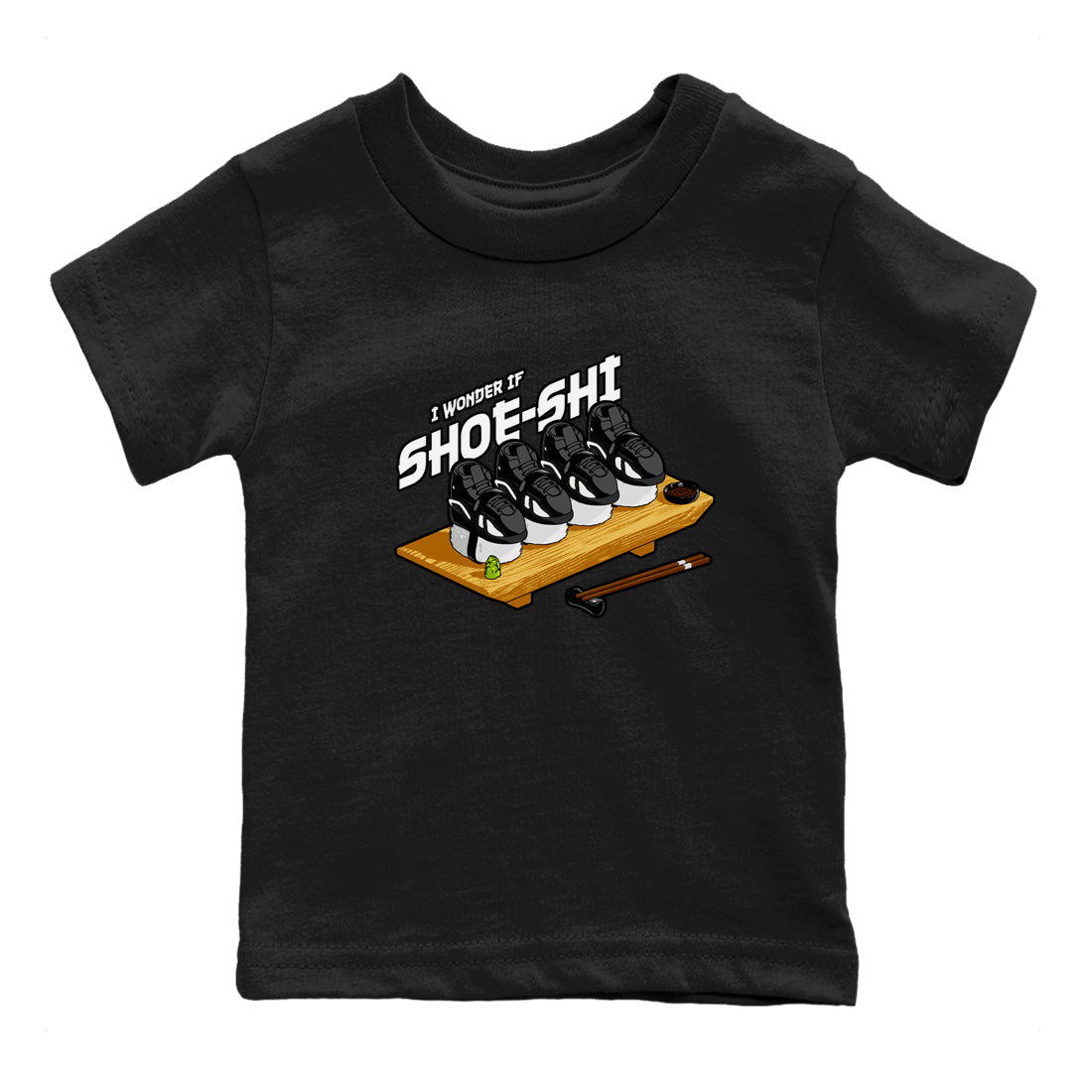 Air Jordan 14 Panda shirt to match jordans Shoe-Shi sneaker tees AJ14 Panda SNRT sneaker release tees baby toddler Black 2 cotton Shirt