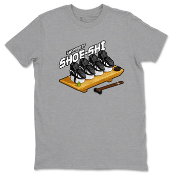 Air Jordan 14 Panda shirt to match jordans Shoe-Shi sneaker tees AJ14 Panda SNRT Sneaker Release Tees unisex cotton Heather Grey 2 crew neck shirt