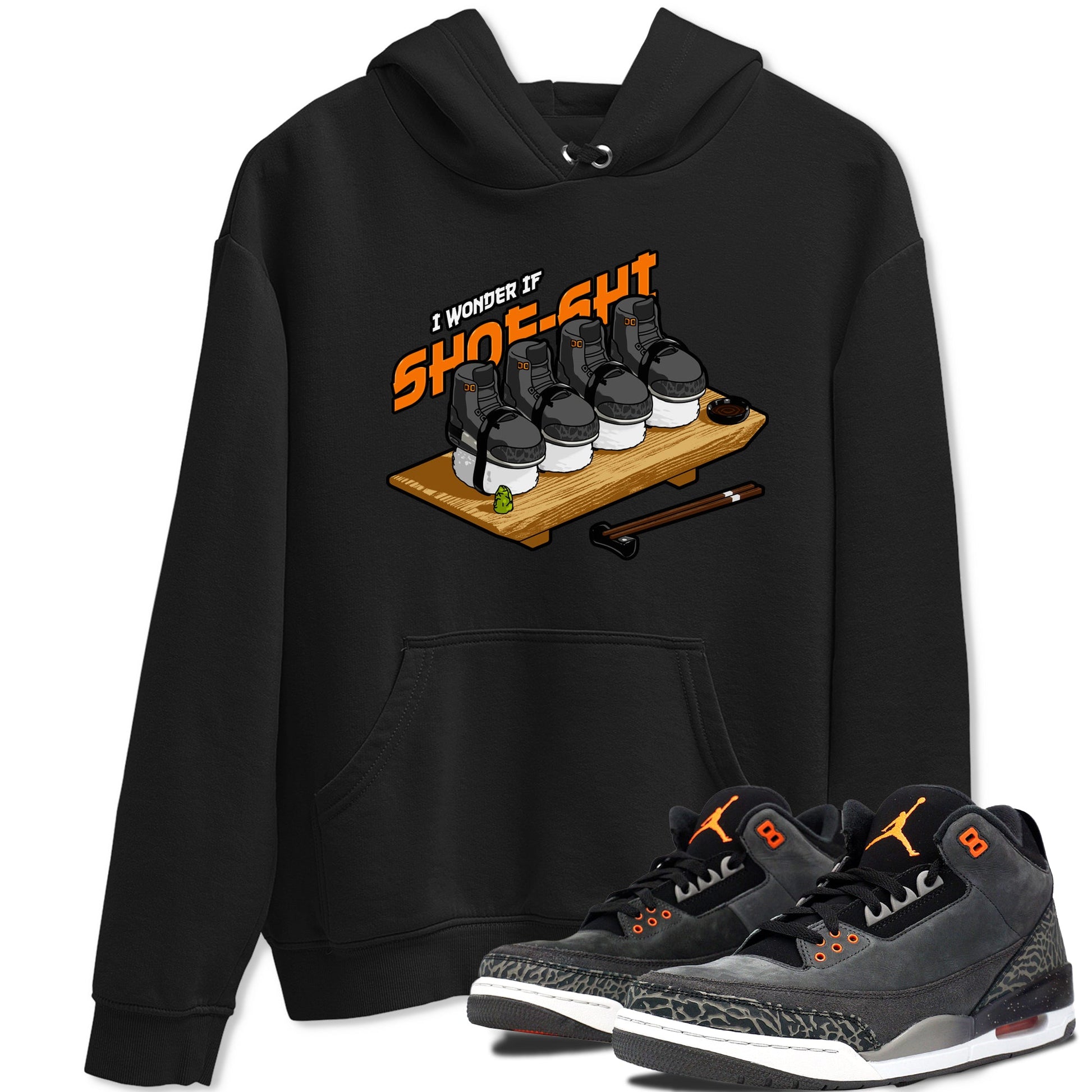 3s Fear shirt to match jordans Shoe-Shi sneaker tees Air Jordan 3 Fear SNRT Sneaker Release Tees Unisex Black 1 T-Shirt