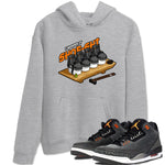 3s Fear shirt to match jordans Shoe-Shi sneaker tees Air Jordan 3 Fear SNRT Sneaker Release Tees Unisex Heather Grey 1 T-Shirt