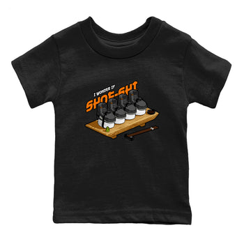 3s Fear shirt to match jordans Shoe-Shi sneaker tees Air Jordan 3 Fear SNRT Sneaker Release Tees Baby Toddler Black 2 T-Shirt