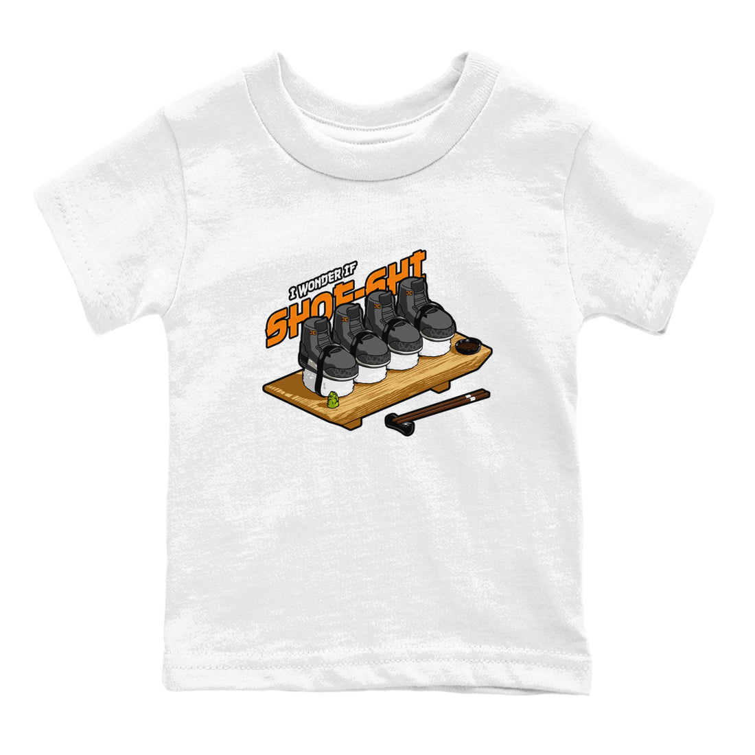 3s Fear shirt to match jordans Shoe-Shi sneaker tees Air Jordan 3 Fear SNRT Sneaker Release Tees Baby Toddler White 2 T-Shirt