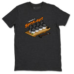 3s Fear shirt to match jordans Shoe-Shi sneaker tees Air Jordan 3 Fear SNRT Sneaker Release Tees Unisex Charcoal Heather 2 T-Shirt