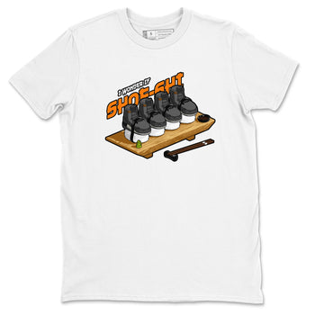 3s Fear shirt to match jordans Shoe-Shi sneaker tees Air Jordan 3 Fear SNRT Sneaker Release Tees Unisex White 2 T-Shirt