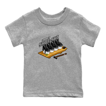 3s Green Glow shirt to match jordans Shoe-Shi sneaker tees Air Jordan 3 Green Glow SNRT sneaker release tees baby toddler Heather Grey 2 cotton Shirt