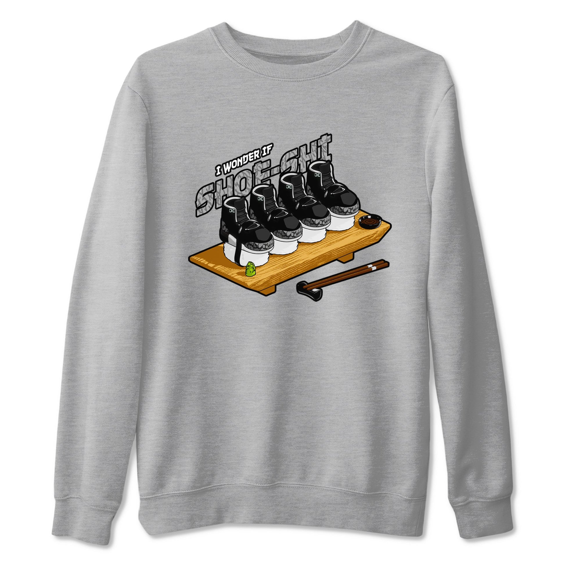 3s Green Glow shirt to match jordans Shoe-Shi sneaker tees Air Jordan 3 Green Glow SNRT Sneaker Release Tees unisex cotton Heather Grey 2 crew neck shirt