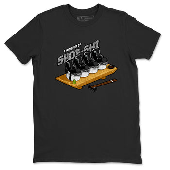 3s Green Glow shirt to match jordans Shoe-Shi sneaker tees Air Jordan 3 Green Glow SNRT Sneaker Release Tees unisex cotton Black 2 crew neck shirt
