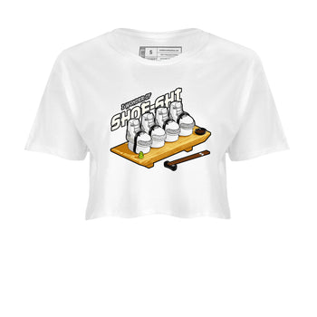 3s Ivory shirt to match jordans Shoe-Shi sneaker tees Air Jordan 3 Ivory SNRT Sneaker Release Tees White 2 crop length shirt